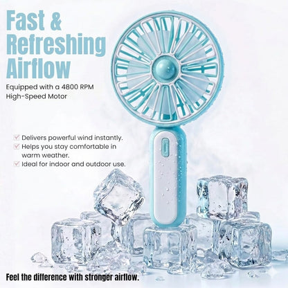 BreezeMate Handheld Fan — Stay Cool Anywhere, Anytime - Evokron