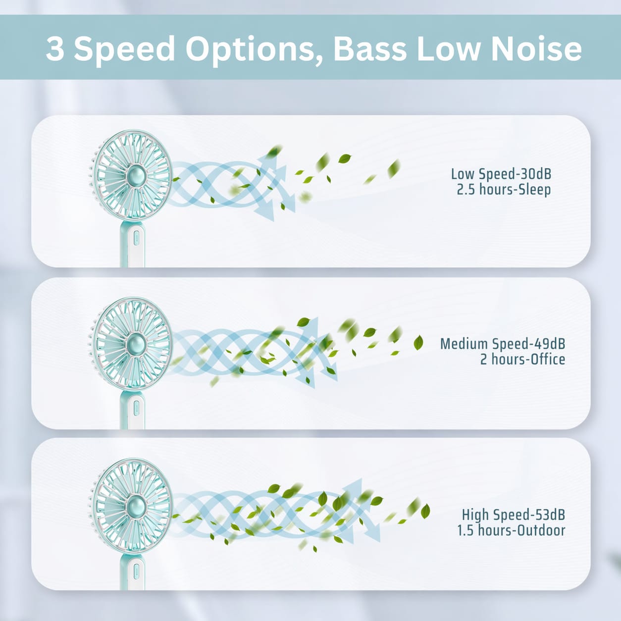 BreezeMate Handheld Fan — Stay Cool Anywhere, Anytime - Evokron