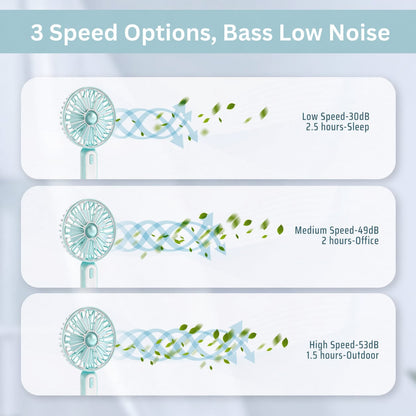 BreezeMate Handheld Fan — Stay Cool Anywhere, Anytime - Evokron