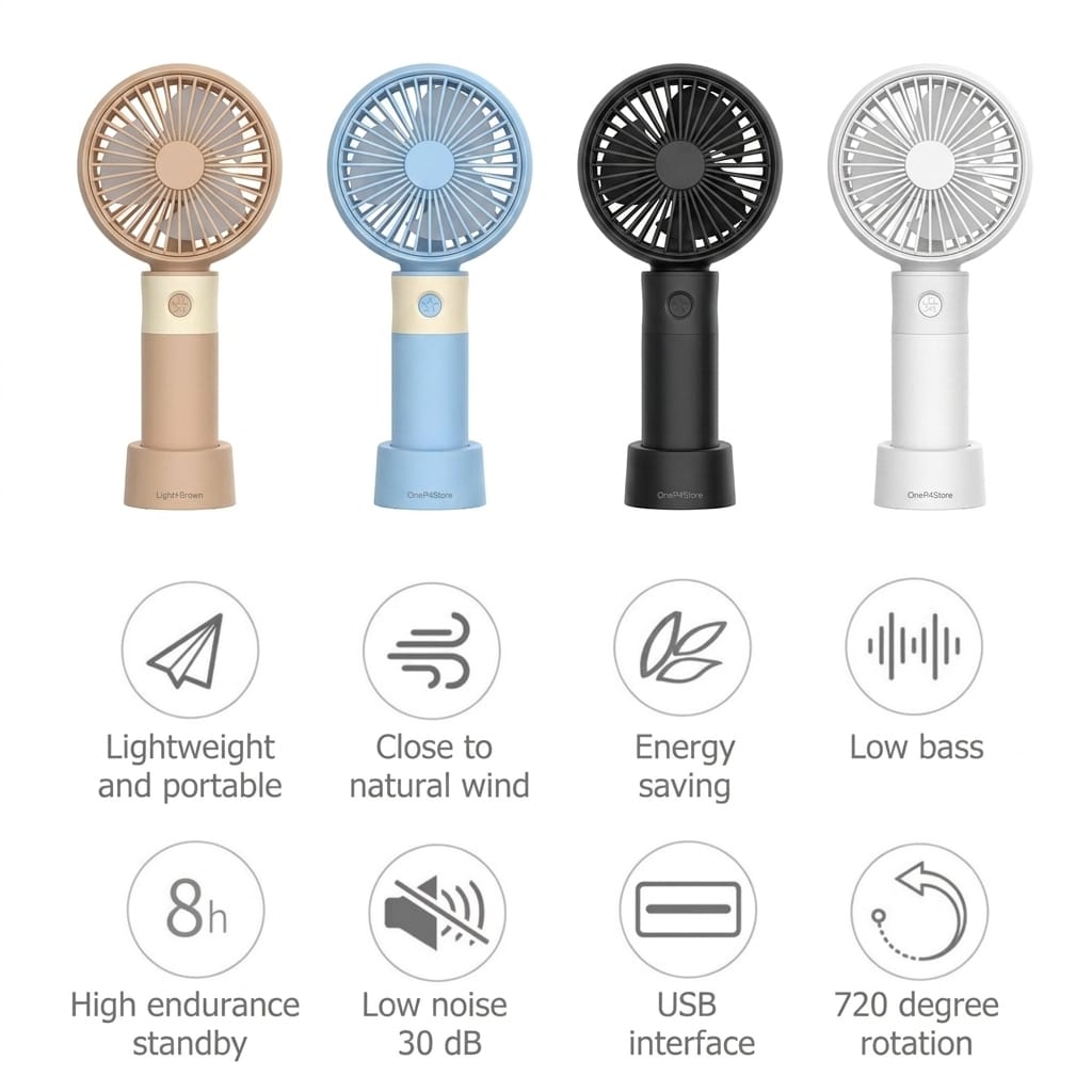 Handheld Fan — Stay Cool Anywhere, Anytime - Evokron
